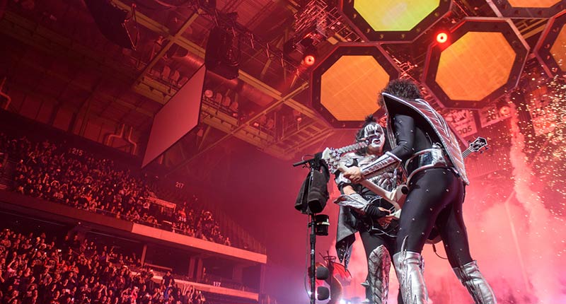 Kiss at American Bank Center