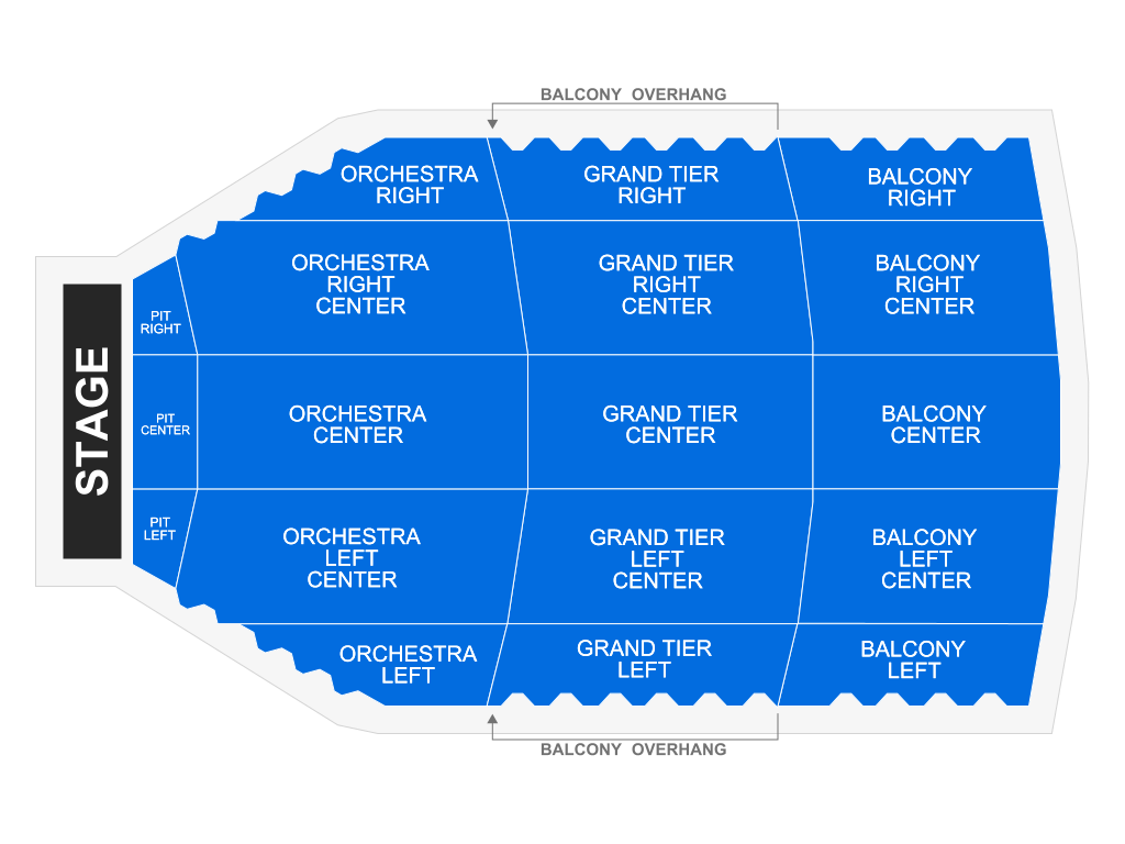 Selena Auditorium Seating Chart