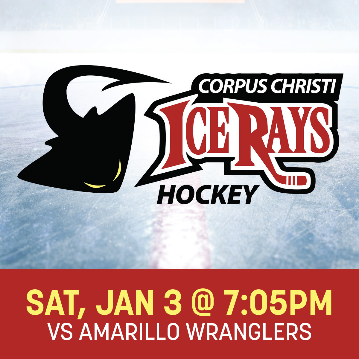 Corpus Christi IceRays vs Amarillo Wranglers 